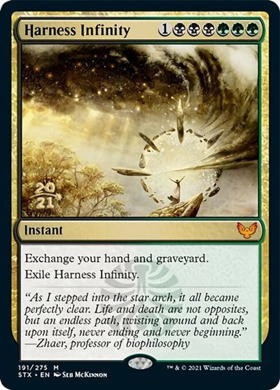 Harness Infinity [Strixhaven: School of Mages Prerelease Promos] | Exor Games Bridgewater
