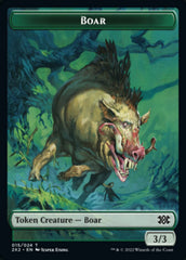 Boar // Treasure Double-sided Token [Double Masters 2022 Tokens] | Exor Games Bridgewater