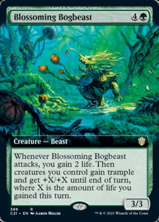 Blossoming Bogbeast (Extended) [Commander 2021] | Exor Games Bridgewater