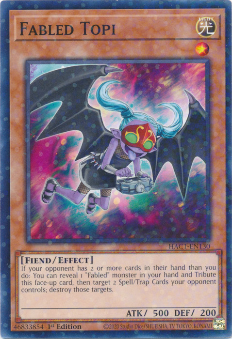 Fabled Topi (Duel Terminal) [HAC1-EN130] Common | Exor Games Bridgewater