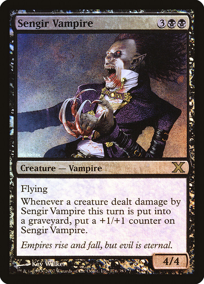 Sengir Vampire (Premium Foil) [Tenth Edition] | Exor Games Bridgewater