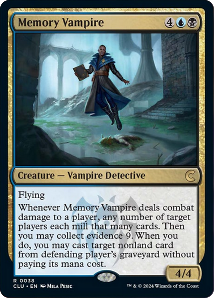 Memory Vampire [Ravnica: Clue Edition] | Exor Games Bridgewater