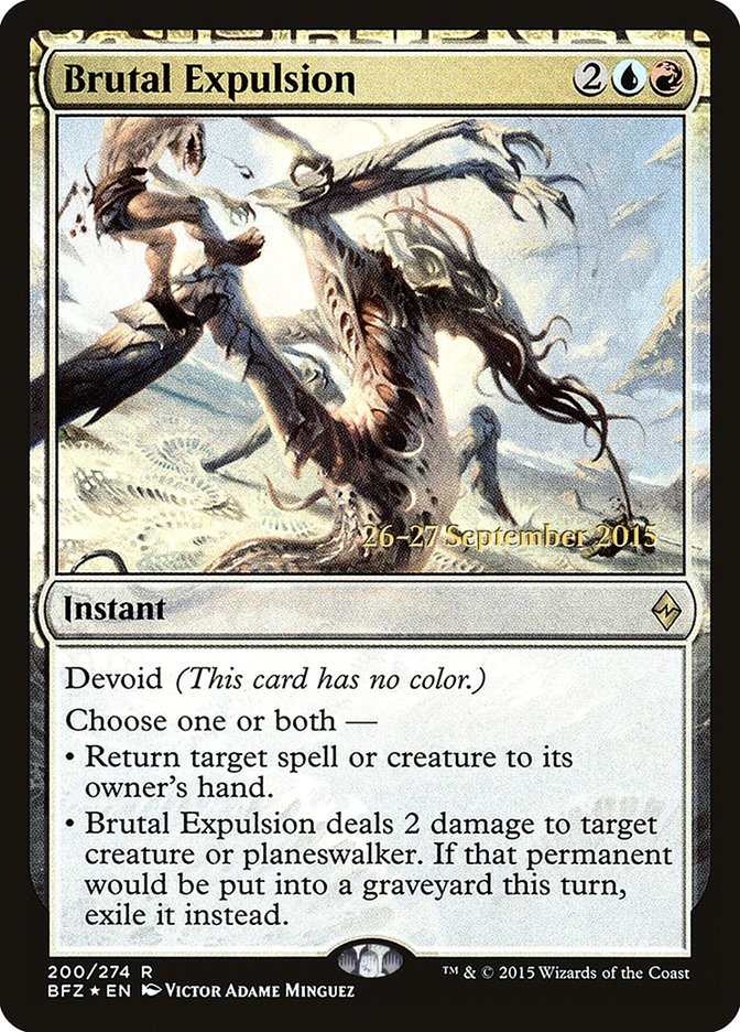 Brutal Expulsion  [Battle for Zendikar Prerelease Promos] | Exor Games Bridgewater