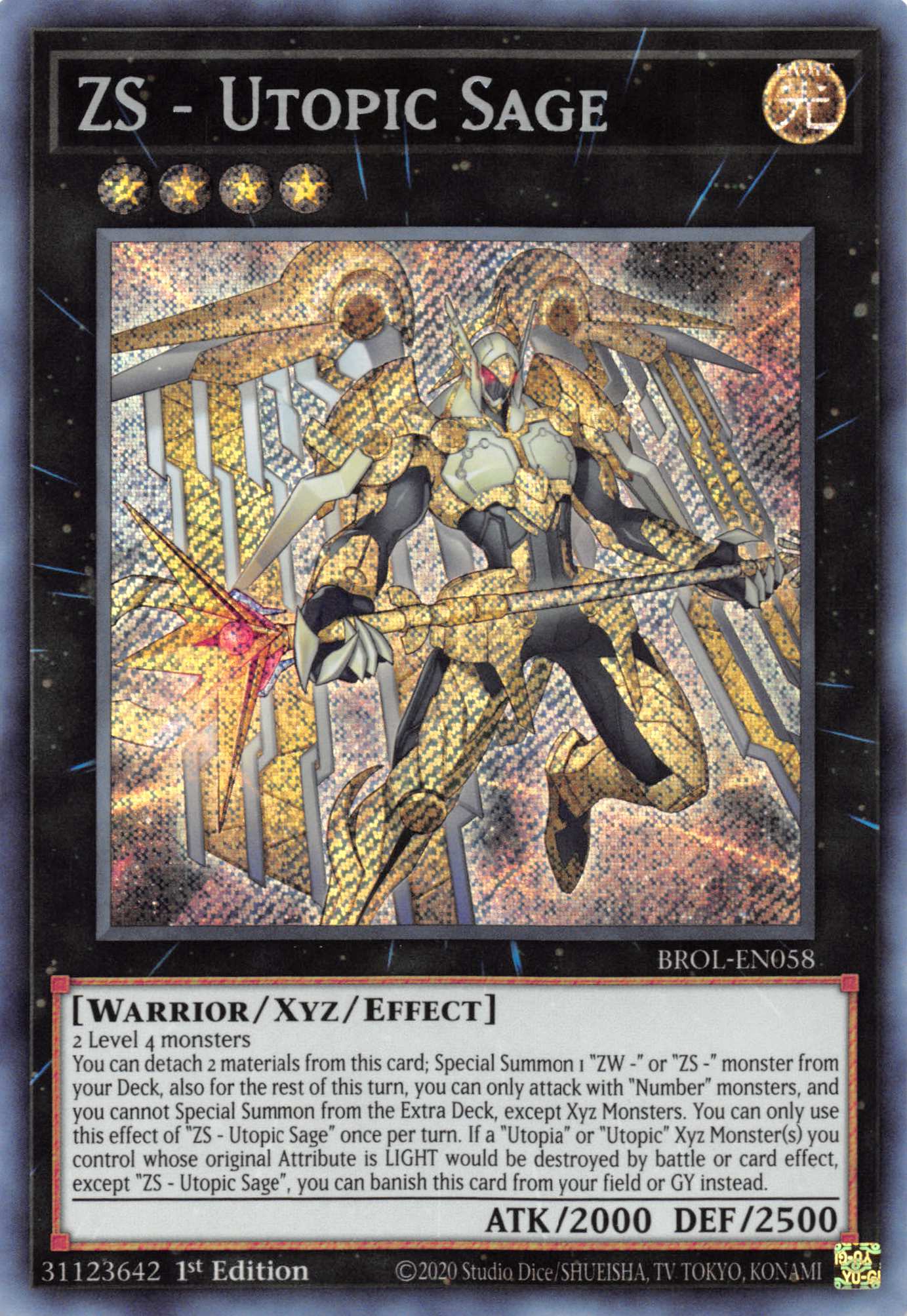 ZS - Utopic Sage [BROL-EN058] Secret Rare | Exor Games Bridgewater