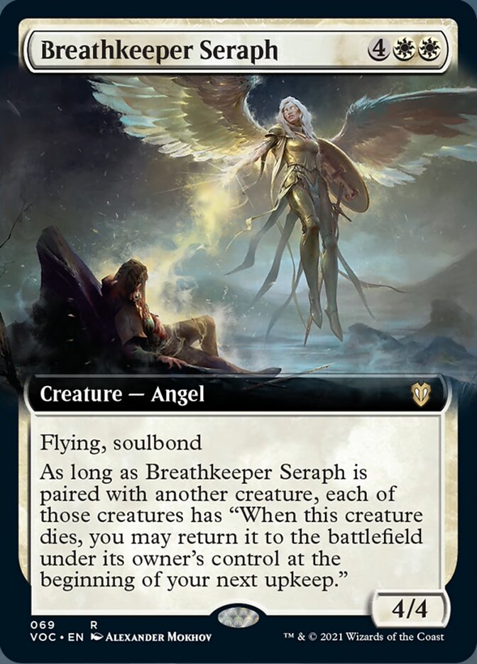 Breathkeeper Seraph (Extended) [Innistrad: Crimson Vow Commander] | Exor Games Bridgewater