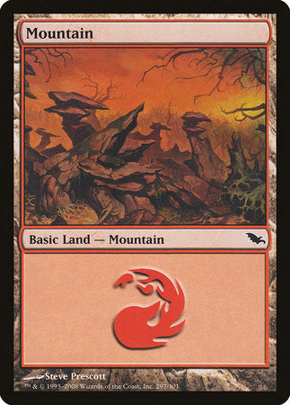 Mountain (297) [Shadowmoor] | Exor Games Bridgewater