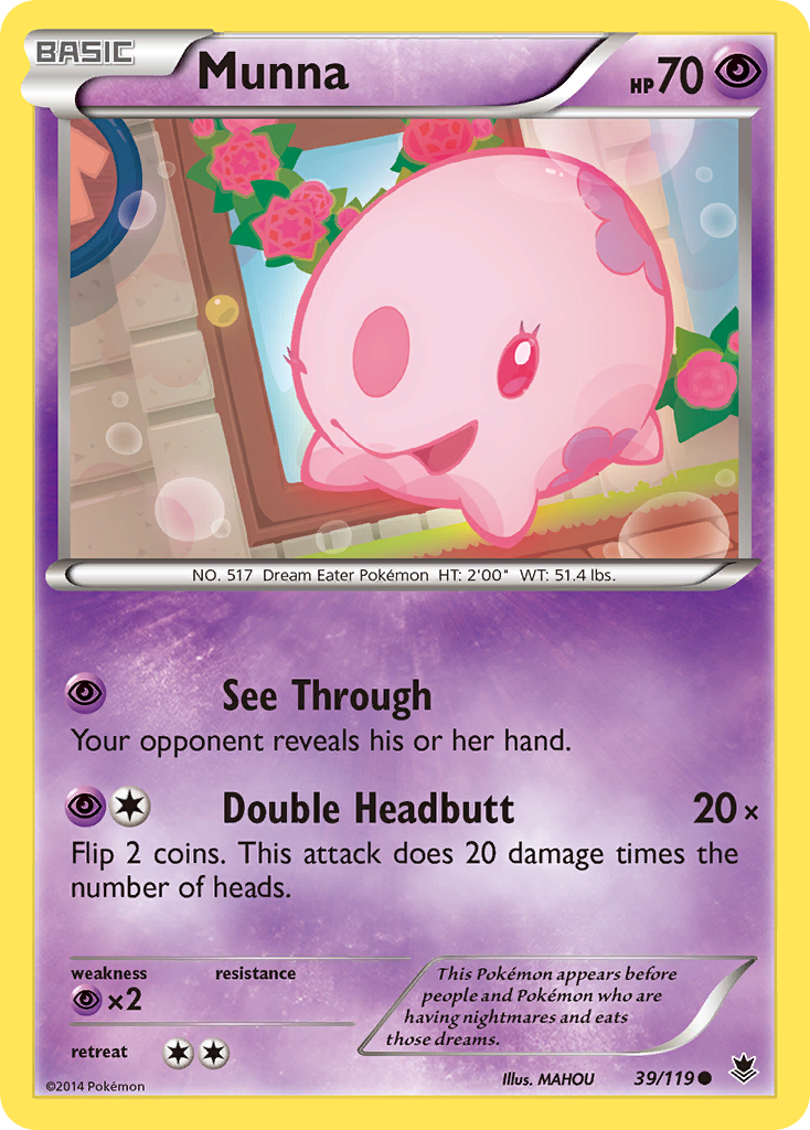 Munna (39/119) [XY: Phantom Forces] | Exor Games Bridgewater