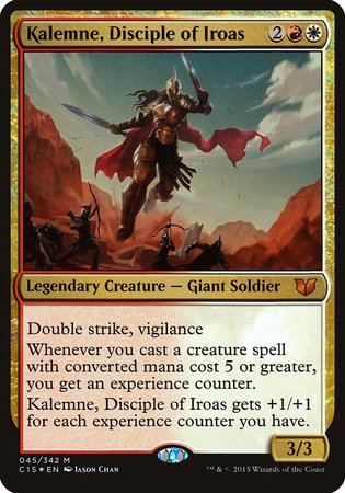 Kalemne, Disciple of Iroas (Oversized) [Commander 2015 Oversized] | Exor Games Bridgewater