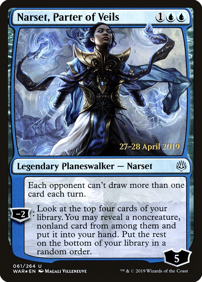 Narset, Parter of Veils  [War of the Spark Prerelease Promos] | Exor Games Bridgewater