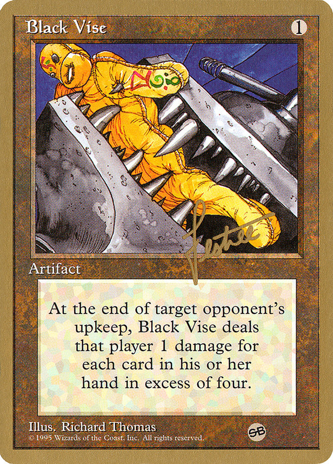 Black Vise (Bertrand Lestree) (SB) [Pro Tour Collector Set] | Exor Games Bridgewater