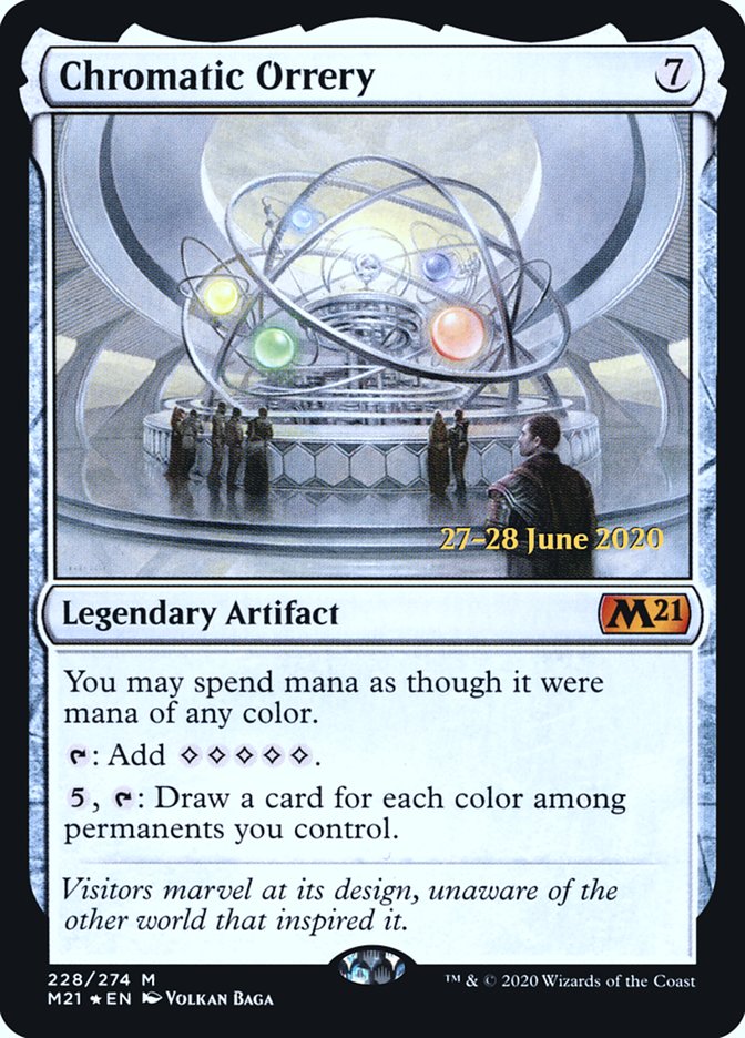 Chromatic Orrery  [Core Set 2021 Prerelease Promos] | Exor Games Bridgewater