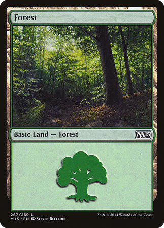 Forest (267) [Magic 2015] | Exor Games Bridgewater