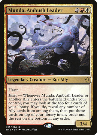 Munda, Ambush Leader [Battle for Zendikar] | Exor Games Bridgewater