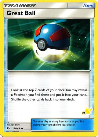 Great Ball (119/149) (Pikachu Stamp #29) [Battle Academy 2020] | Exor Games Bridgewater