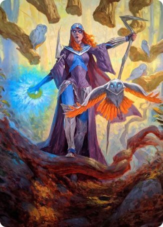 Kasmina, Enigma Sage Art Card [Strixhaven: School of Mages Art Series] | Exor Games Bridgewater