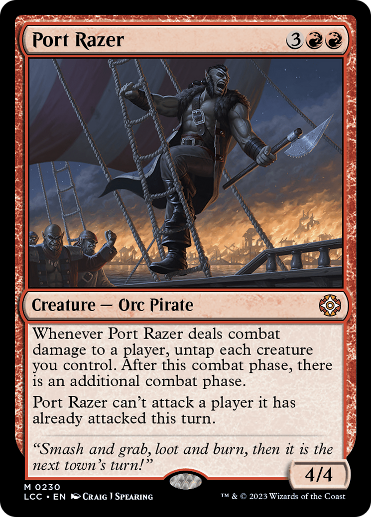 Port Razer [The Lost Caverns of Ixalan Commander] | Exor Games Bridgewater