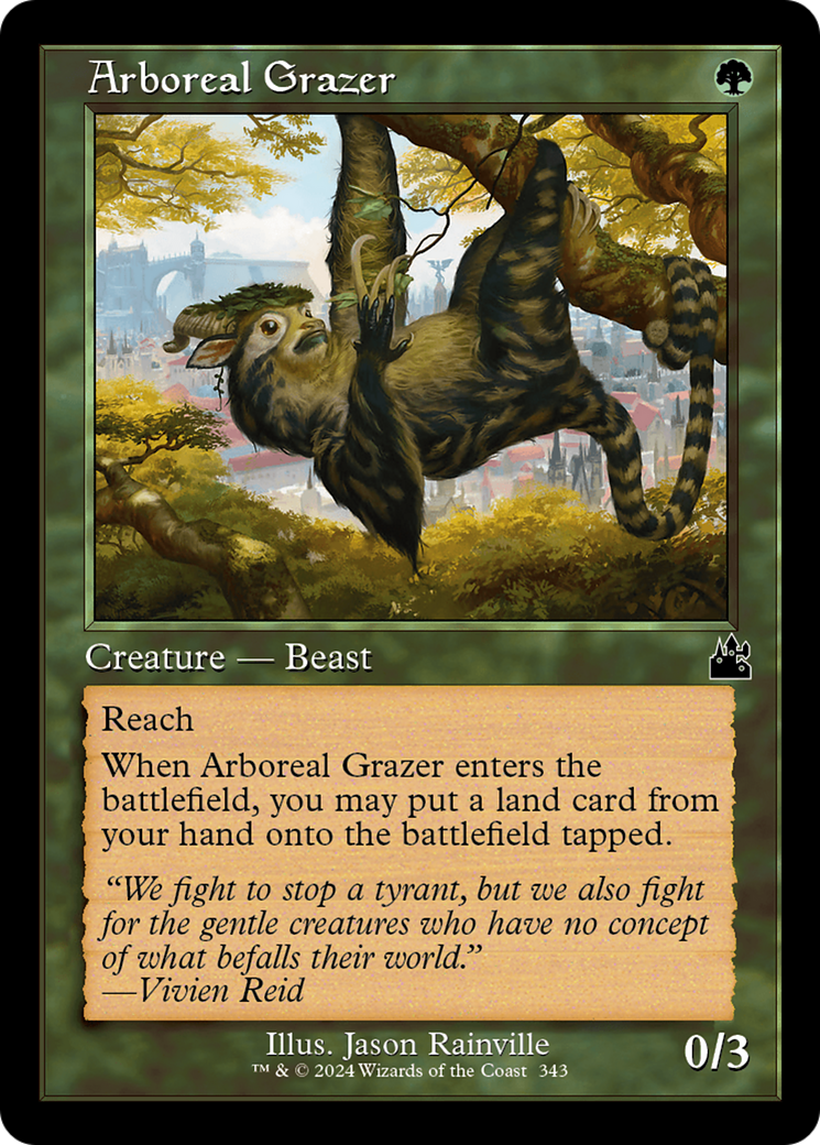 Arboreal Grazer (Retro Frame) [Ravnica Remastered] | Exor Games Bridgewater