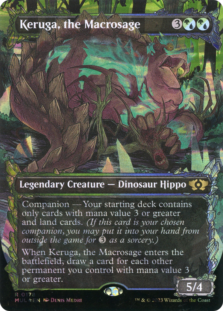 Keruga, the Macrosage (Halo Foil) [Multiverse Legends] | Exor Games Bridgewater