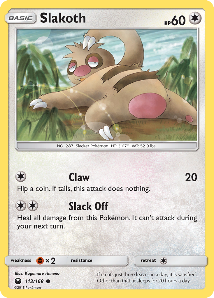 Slakoth (113/168) [Sun & Moon: Celestial Storm] | Exor Games Bridgewater