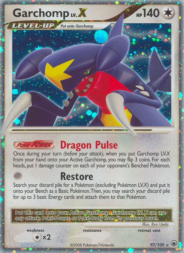 Garchomp LV.X (97/100) [Diamond & Pearl: Majestic Dawn] | Exor Games Bridgewater