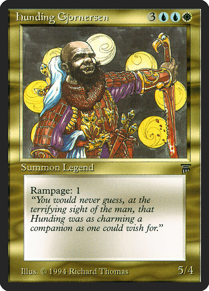 Hunding Gjornersen [Legends] | Exor Games Bridgewater