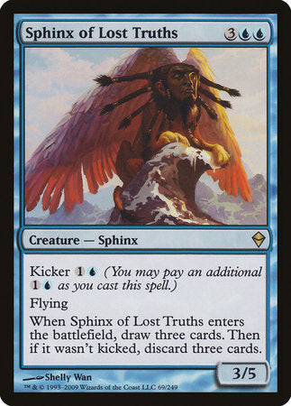 Sphinx of Lost Truths [Zendikar] | Exor Games Bridgewater