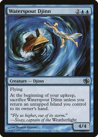 Waterspout Djinn [Duel Decks: Jace vs. Chandra] | Exor Games Bridgewater