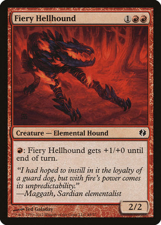 Fiery Hellhound [Duel Decks: Venser vs. Koth] | Exor Games Bridgewater