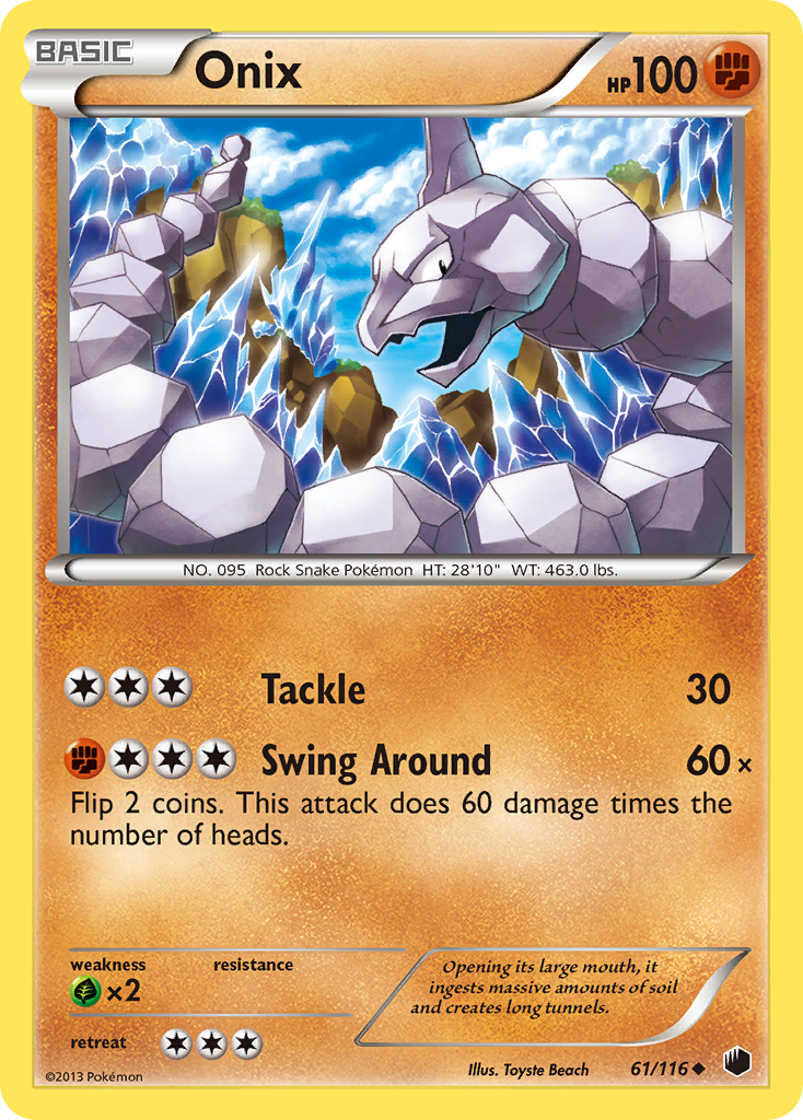 Onix (61/116) [Black & White: Plasma Freeze] | Exor Games Bridgewater