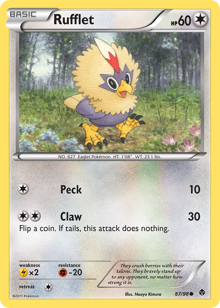 Rufflet (87/98) [Black & White: Emerging Powers] | Exor Games Bridgewater