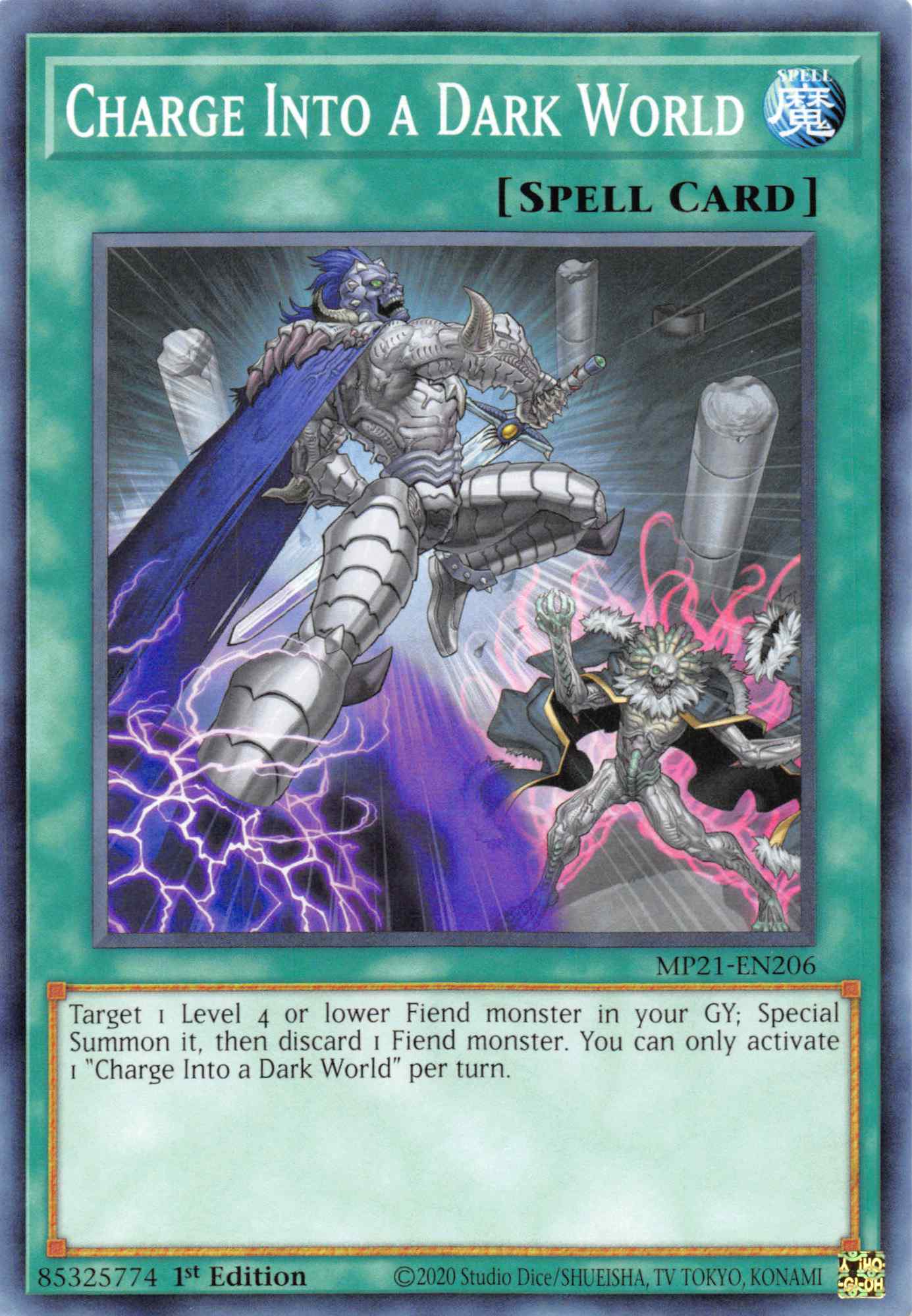 Charge Into a Dark World [MP21-EN206] Common | Exor Games Bridgewater