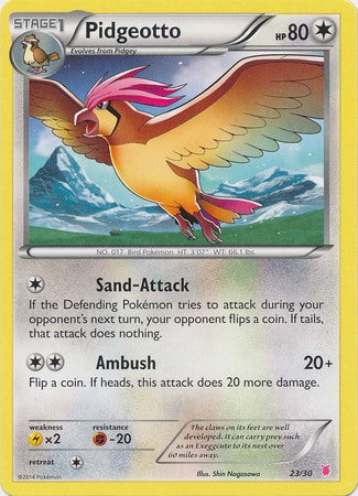 Pidgeotto (23/30) [XY: Trainer Kit 1 - Wigglytuff] | Exor Games Bridgewater