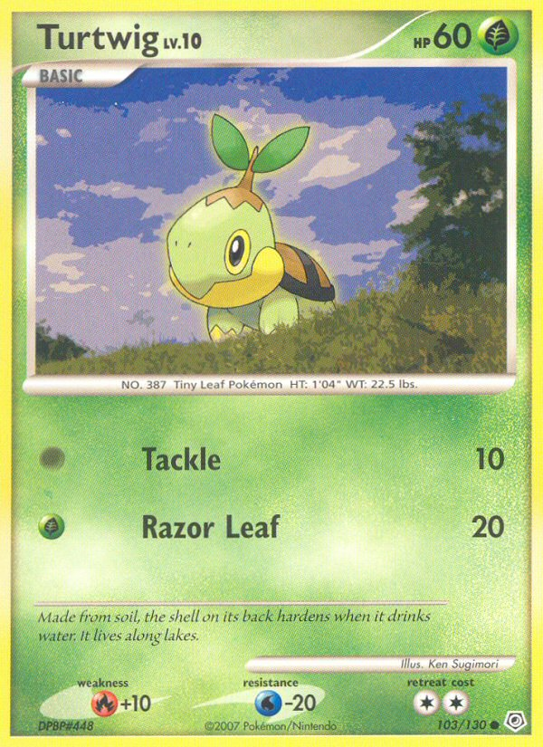 Turtwig (103/130) [Diamond & Pearl: Base Set] | Exor Games Bridgewater