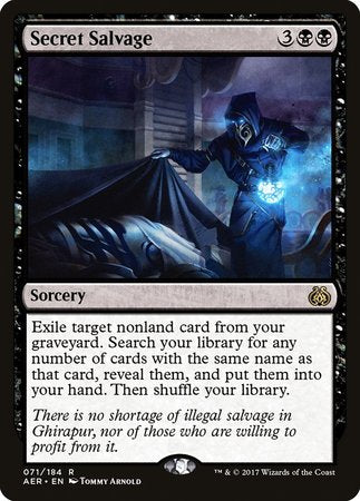 Secret Salvage [Aether Revolt] | Exor Games Bridgewater