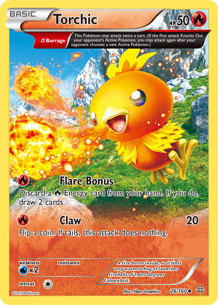 Torchic (26/160) [XY: Primal Clash] | Exor Games Bridgewater