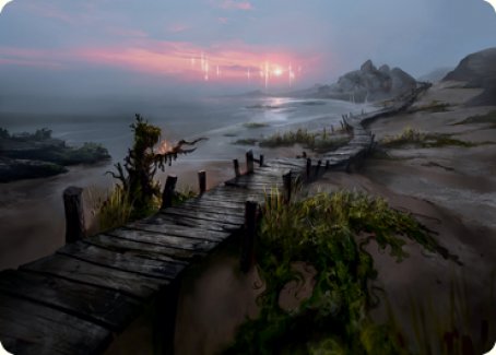 Deserted Beach Art Card [Innistrad: Midnight Hunt Art Series] | Exor Games Bridgewater