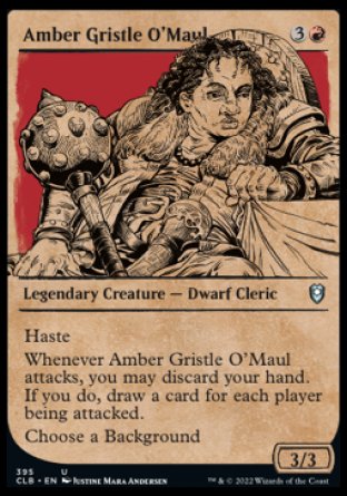 Amber Gristle O'Maul (Showcase) [Commander Legends: Battle for Baldur's Gate] | Exor Games Bridgewater