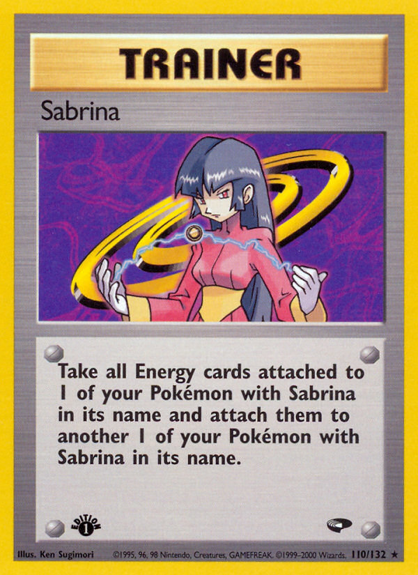 Sabrina (110/132) [Gym Challenge 1st Edition] | Exor Games Bridgewater