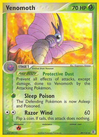 Venomoth (49/112) [EX: FireRed & LeafGreen] | Exor Games Bridgewater