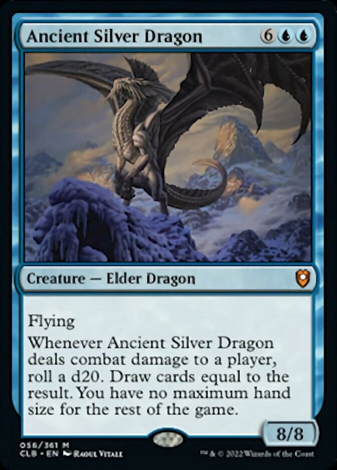 Ancient Silver Dragon [Commander Legends: Battle for Baldur's Gate] | Exor Games Bridgewater