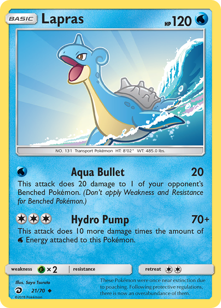 Lapras (21/70) [Sun & Moon: Dragon Majesty] | Exor Games Bridgewater