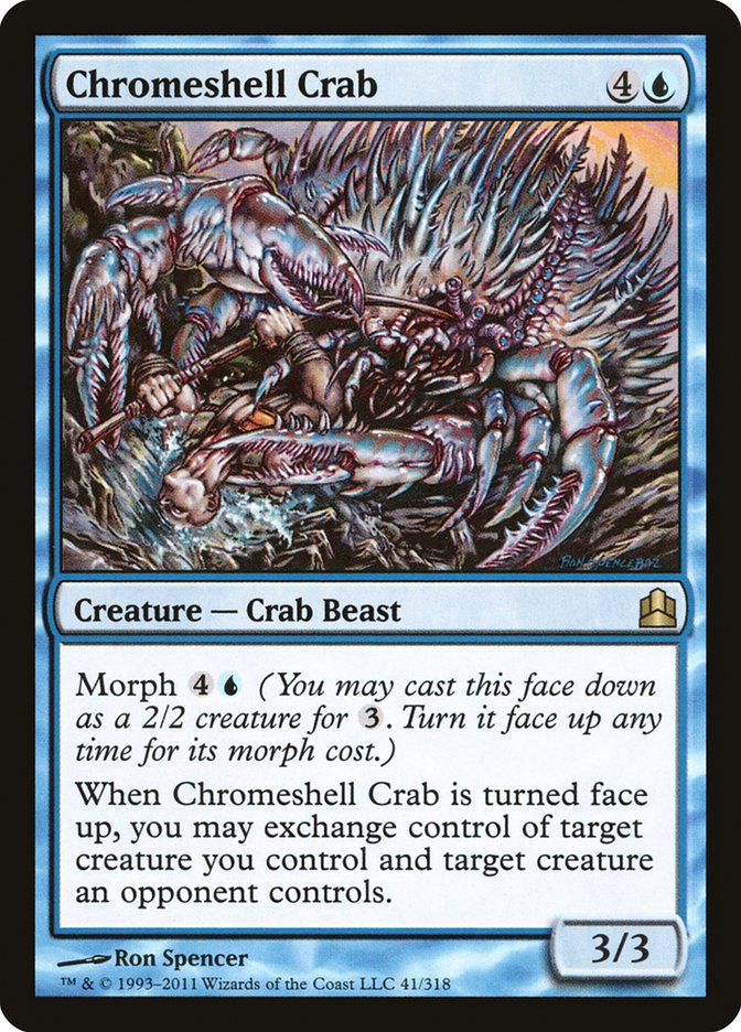 Chromeshell Crab [Commander 2011] | Exor Games Bridgewater