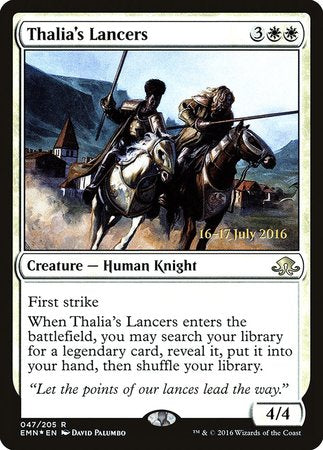 Thalia's Lancers [Eldritch Moon Promos] | Exor Games Bridgewater