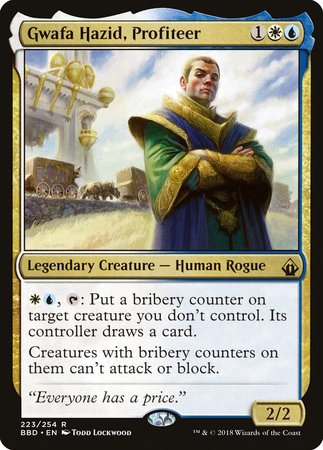 Gwafa Hazid, Profiteer [Battlebond] | Exor Games Bridgewater