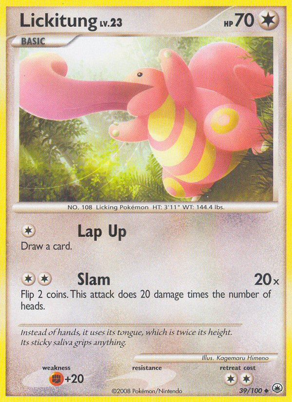 Lickitung (39/100) [Diamond & Pearl: Majestic Dawn] | Exor Games Bridgewater