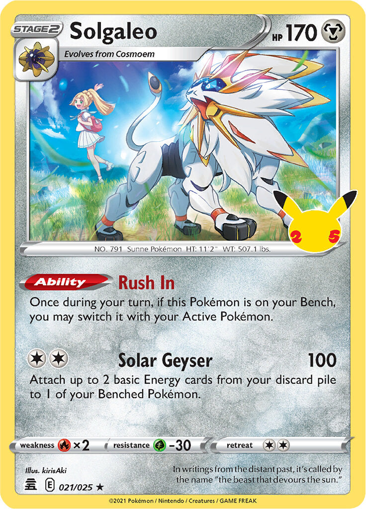 Solgaleo (021/025) [Celebrations: 25th Anniversary] | Exor Games Bridgewater