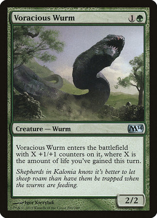 Voracious Wurm [Magic 2014] | Exor Games Bridgewater