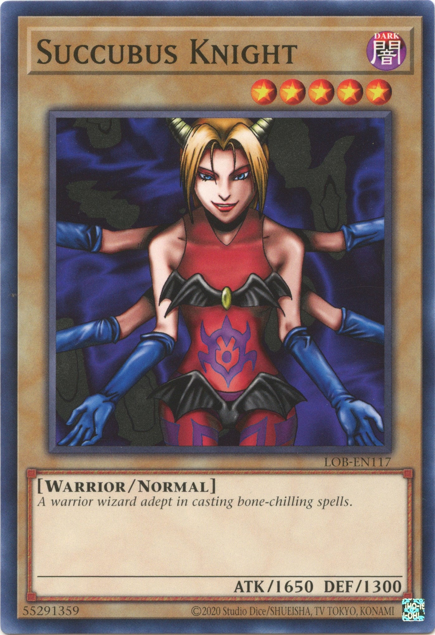 Succubus Knight (25th Anniversary) [LOB-EN117] Common | Exor Games Bridgewater