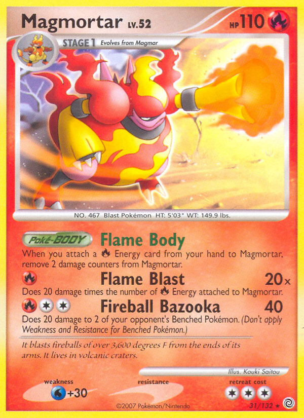 Magmortar (31/132) [Diamond & Pearl: Secret Wonders] | Exor Games Bridgewater