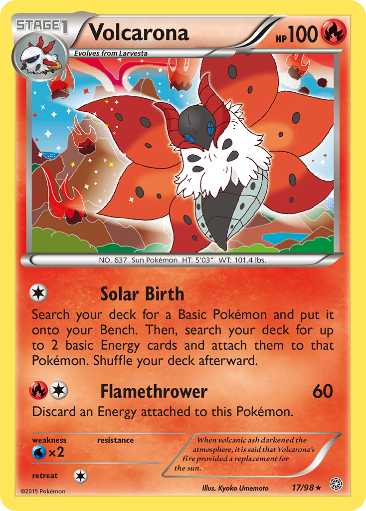 Volcarona (17/98) [XY: Ancient Origins] | Exor Games Bridgewater